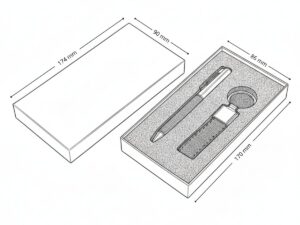 Set kalani: bolígrafo y llavero
