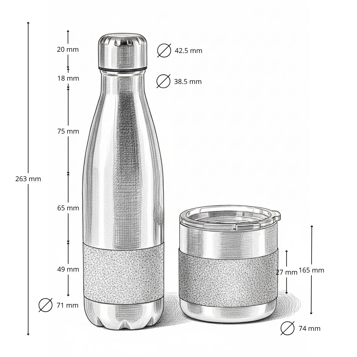 Set nara: botella y mug eco Set nara: botella y mug eco - vista 7