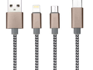 Connect multicargador metálico