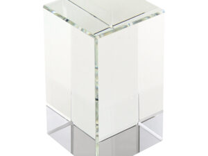 Trofeo galvano bloque cristal solid