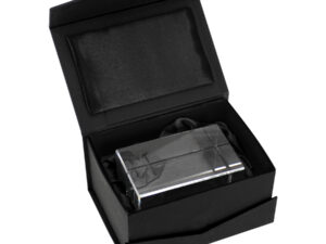 Trofeo Galvano Bloque Cristal Solid