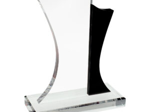 Trofeo Galvano Cristal Bauhaus