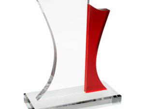 Trofeo Galvano Cristal Bauhaus