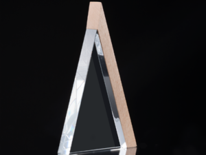Trofeo Galvano de Madera y Cristal Triangle Trofeo Galvano de Madera y Cristal Triangle - vista 3