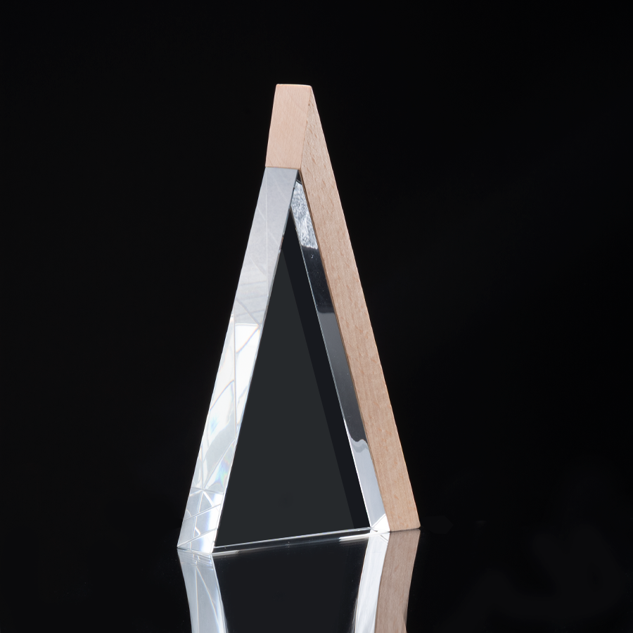 Trofeo Galvano de Madera y Cristal Triangle Trofeo Galvano de Madera y Cristal Triangle - vista 3