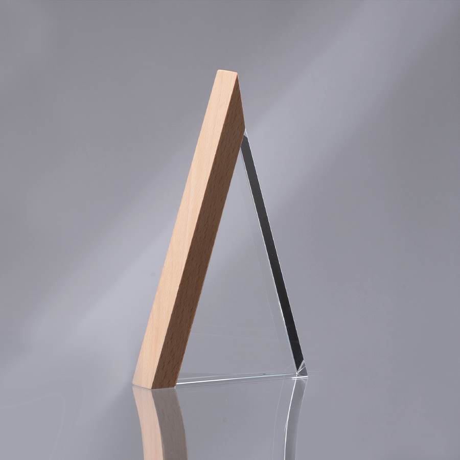 Trofeo Galvano de Madera y Cristal Triangle Trofeo Galvano de Madera y Cristal Triangle - vista 5