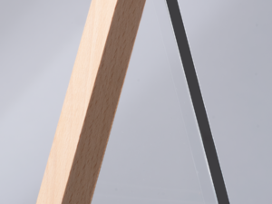 Trofeo Galvano de Madera y Cristal Triangle Trofeo Galvano de Madera y Cristal Triangle - vista 6