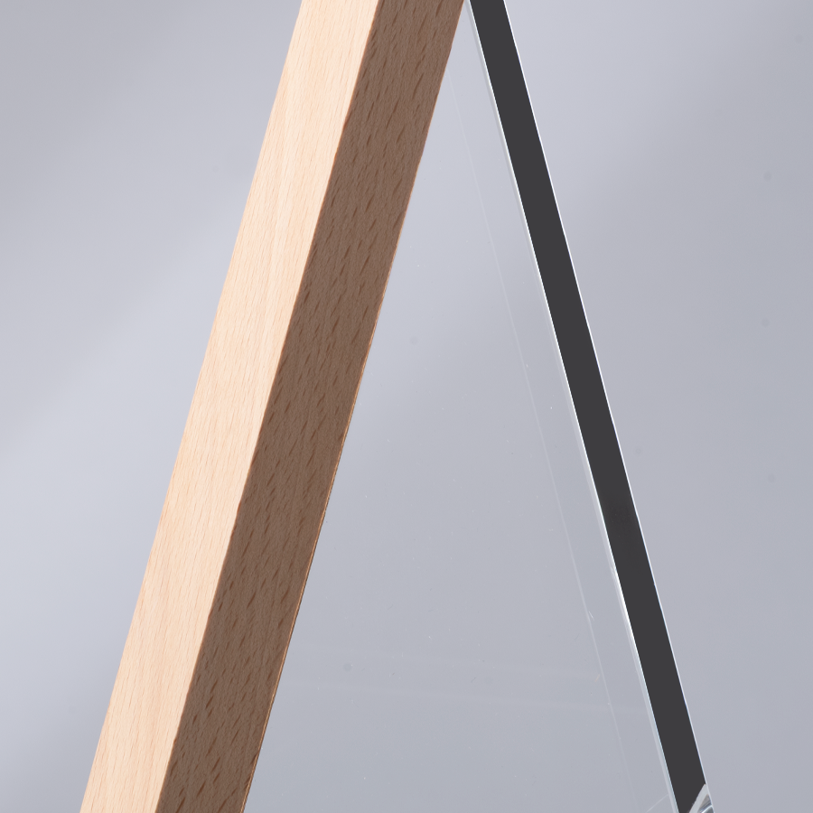 Trofeo Galvano de Madera y Cristal Triangle Trofeo Galvano de Madera y Cristal Triangle - vista 6