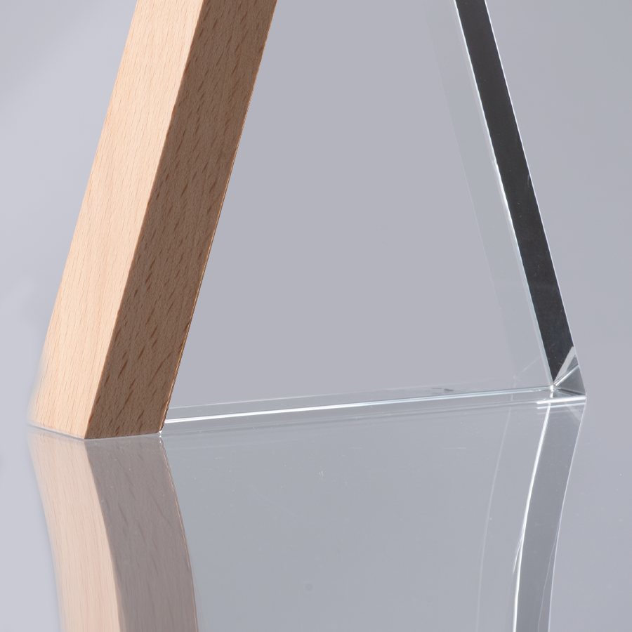 Trofeo Galvano de Madera y Cristal Triangle Trofeo Galvano de Madera y Cristal Triangle - vista 8
