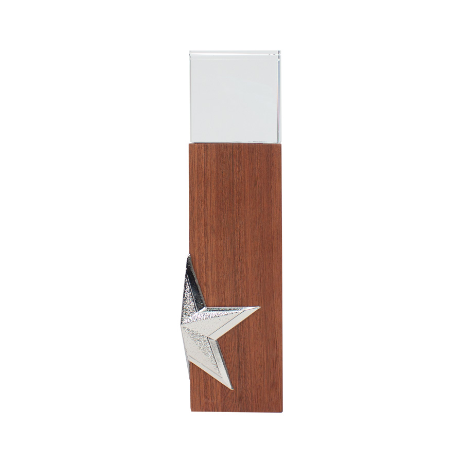 Trofeo de madera y cristal Trofeo de madera y cristal - Imagen 2