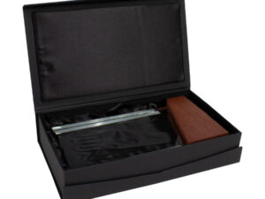 Trofeo galvano de madera y cristal Trofeo galvano de madera y cristal