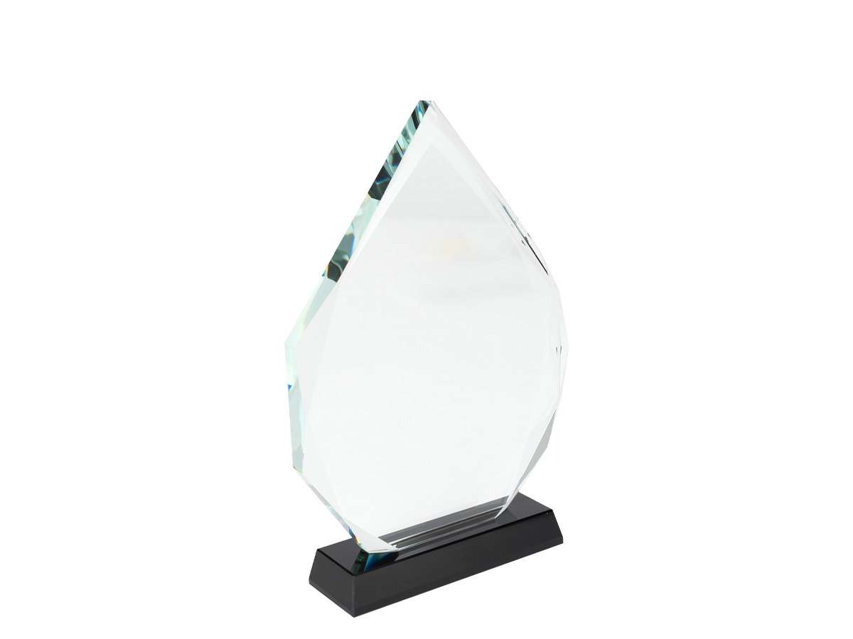 Trofeo galvano de cristal gota Trofeo galvano de cristal gota - Imagen 2