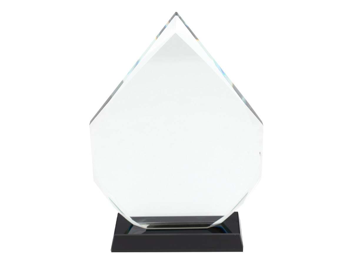 Trofeo galvano de cristal gota Trofeo galvano de cristal gota - Imagen 3
