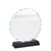 Trofeo galvano de cristal prisma Trofeo galvano de cristal prisma