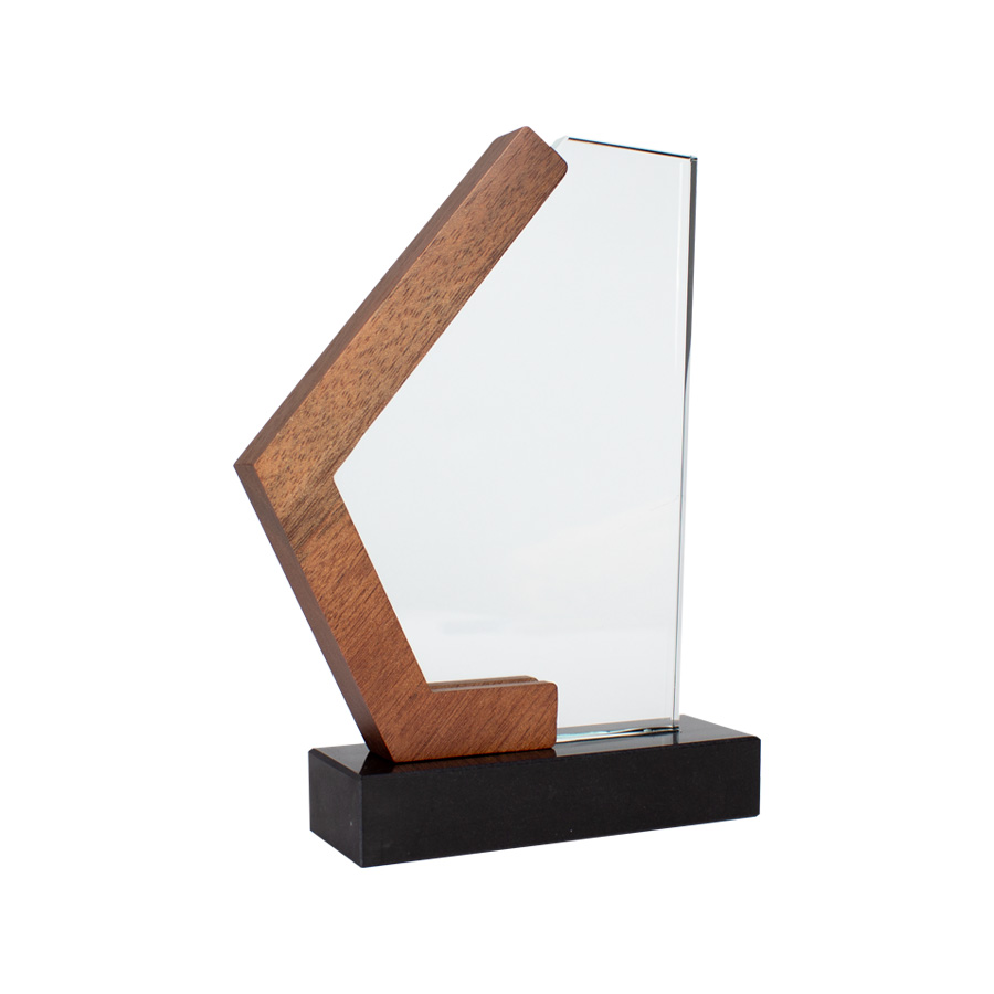 Galvano de madera, mármol y cristal Galvano de madera, mármol y cristal - vista 3