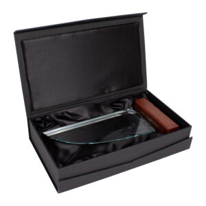 Trofeo galvano de madera y cristal Trofeo galvano de madera y cristal - vista 4