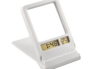 Espejo con reloj digital