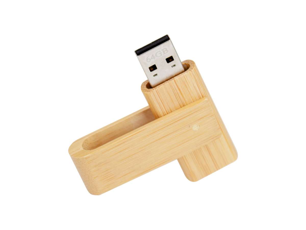 Usb Pendrive Giro 64gb De Bamboo Usb Pendrive Giro 64gb De Bamboo - Imagen 7