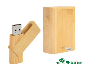 Usb pendrive giro 64gb de bamboo