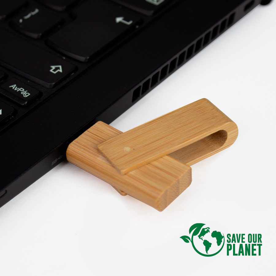 Pendrive giro 64gb de bamboo Pendrive giro 64gb de bamboo - vista 6