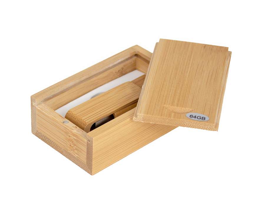 Usb Pendrive Giro 64gb De Bamboo Usb Pendrive Giro 64gb De Bamboo - Imagen 2