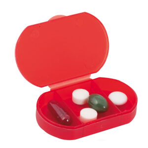 Pastillero plástico