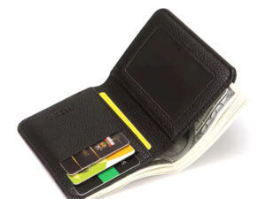 Billetera vertical de eco-cuero lam