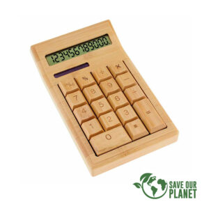 Calculadora solar bamboo