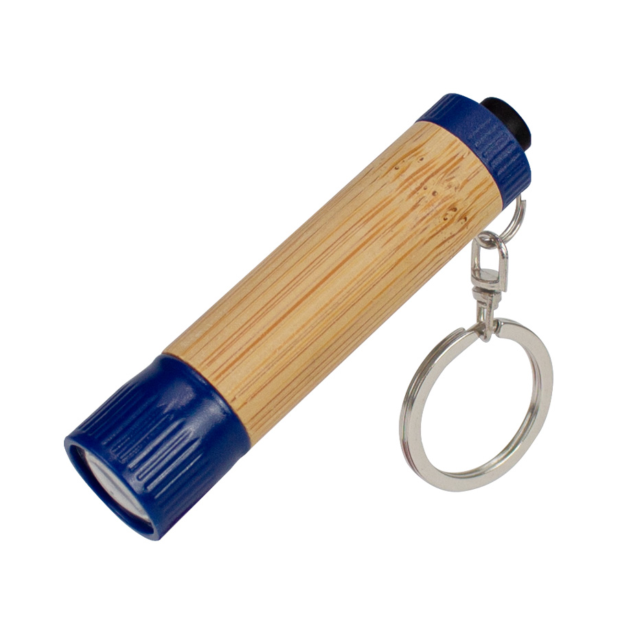 Llavero-linterna LED cuerpo bamboo Llavero-linterna LED cuerpo bamboo - vista 3