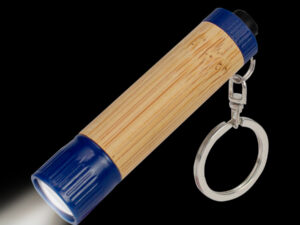 Llavero-linterna LED cuerpo bamboo Llavero-linterna LED cuerpo bamboo - vista 2