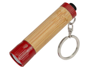 Llavero-linterna LED cuerpo bamboo Llavero-linterna LED cuerpo bamboo - vista 6