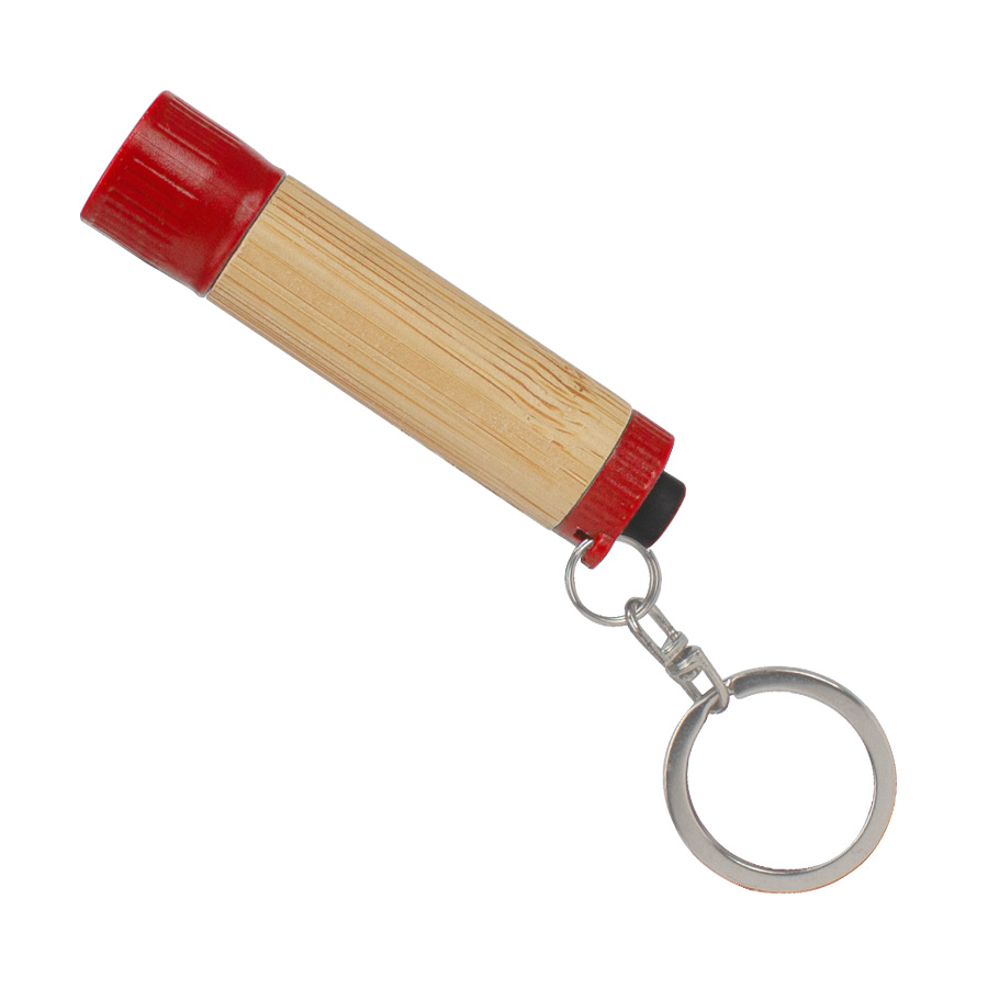 Llavero-linterna LED cuerpo bamboo Llavero-linterna LED cuerpo bamboo - vista 7