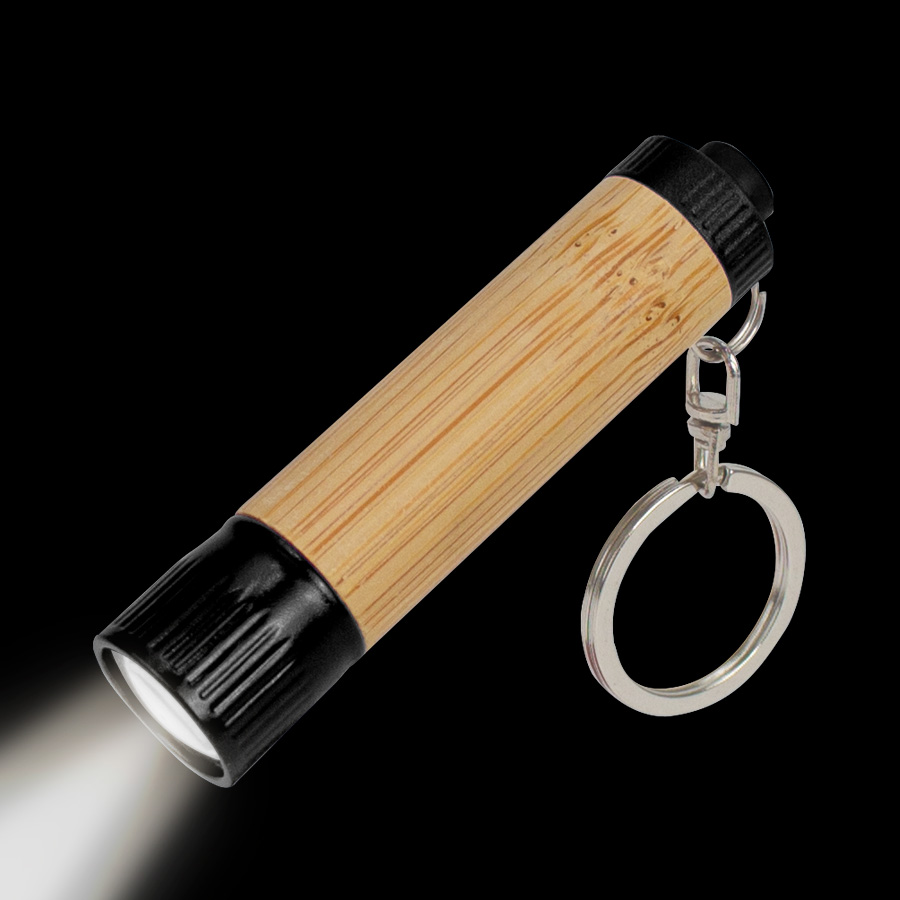 Llavero-linterna LED cuerpo bamboo Llavero-linterna LED cuerpo bamboo - vista 8