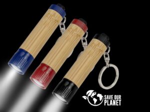 Llavero-Linterna LED cuerpo Bamboo