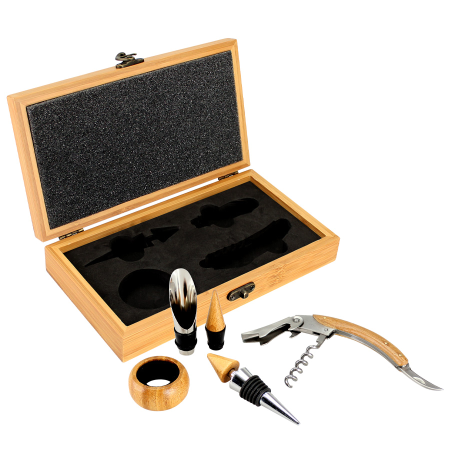 Set de vino bambu ecológico Set de vino bambu ecológico - Image 6
