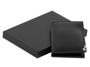 Porta-tarjetas vertical de eco-cuero license