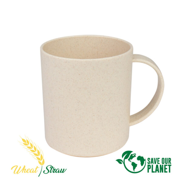Mug de caña de trigo 350cc