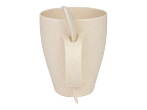 Mug De Caña De Trigo Con Cuchara 400cc