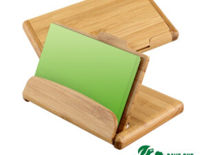 Tarjetero de bamboo