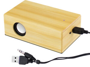 Parlante inducción de bamboo