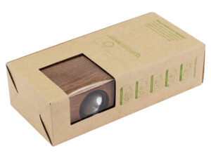 Parlante grande inducción madera nogal