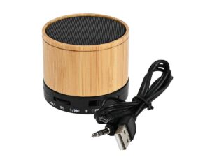 Parlante Altavoz Bluetooth De Bamboo