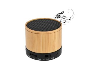 Parlante Altavoz Bluetooth De Bamboo