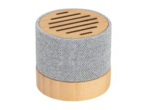 Parlante Altavoz De Bamboo Y Tela Rpet True