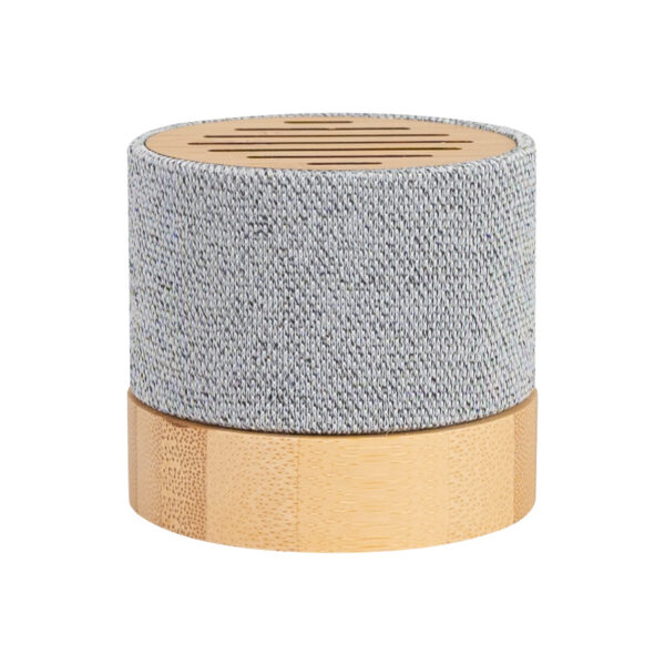 Parlante altavoz de bamboo y tela rpet true Parlante altavoz de bamboo y tela rpet true - vista 2