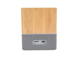 Parlante Altavoz Grande De Bamboo Great