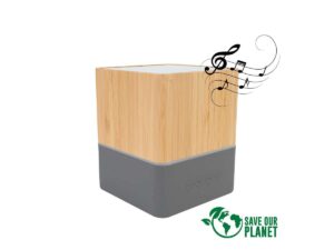 Parlante Altavoz Grande De Bamboo Great