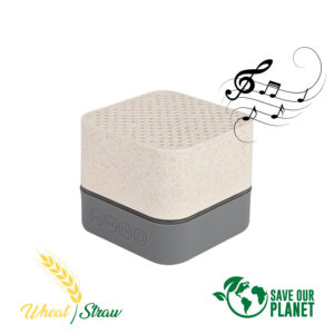 Parlante altavoz de caña de trigo