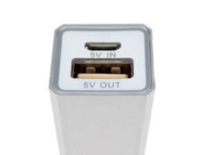 Cargador power bank metálico 2200mah