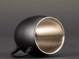 Tazón metálico matt black 400cc